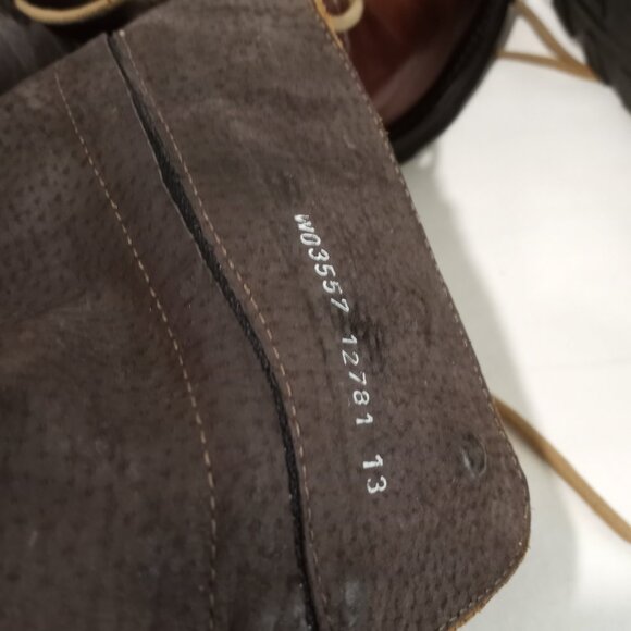 KENNETH COLE REACTION BROWN LEATHER LACE UP ANKLE BOOTS MEN SIZE 13 - Picture 11 of 12